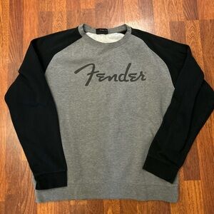 Fender Guitars Crewneck Sweatshirt Gray Black XL